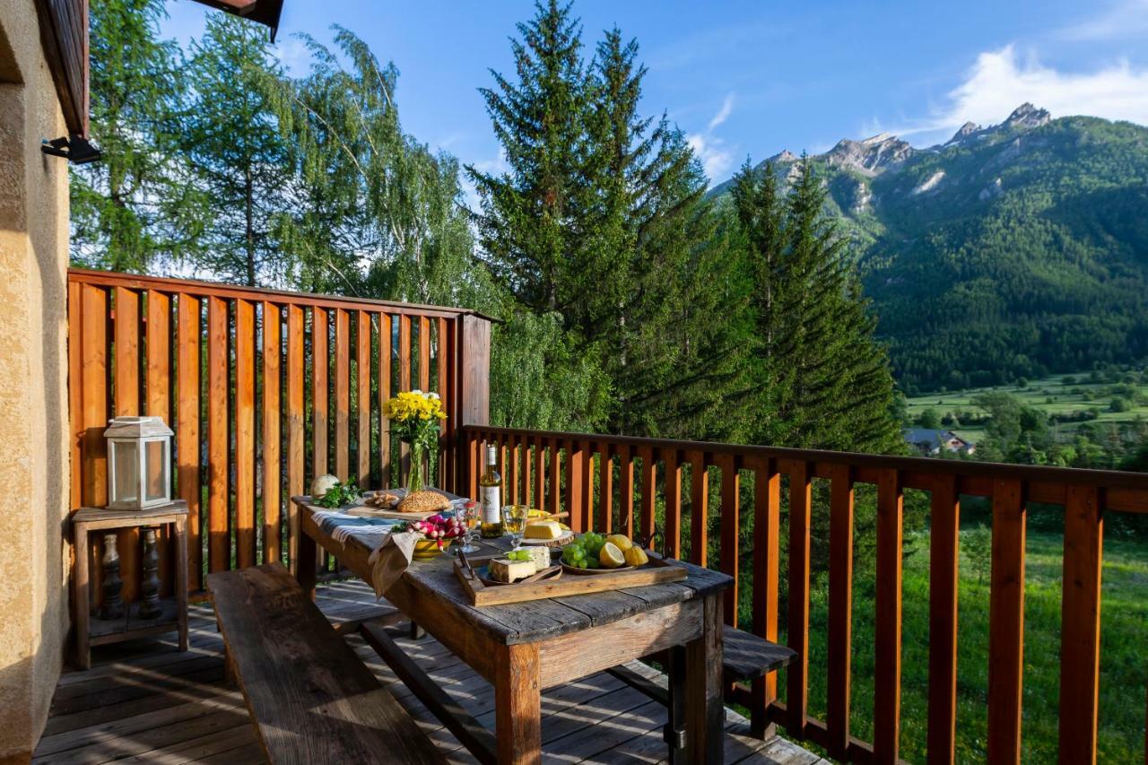 Le Refuge De Serre-Chevalier, Dans Un Esprit Chalet, Commune De Le Monêtier-les-Bains Eksteriør billede