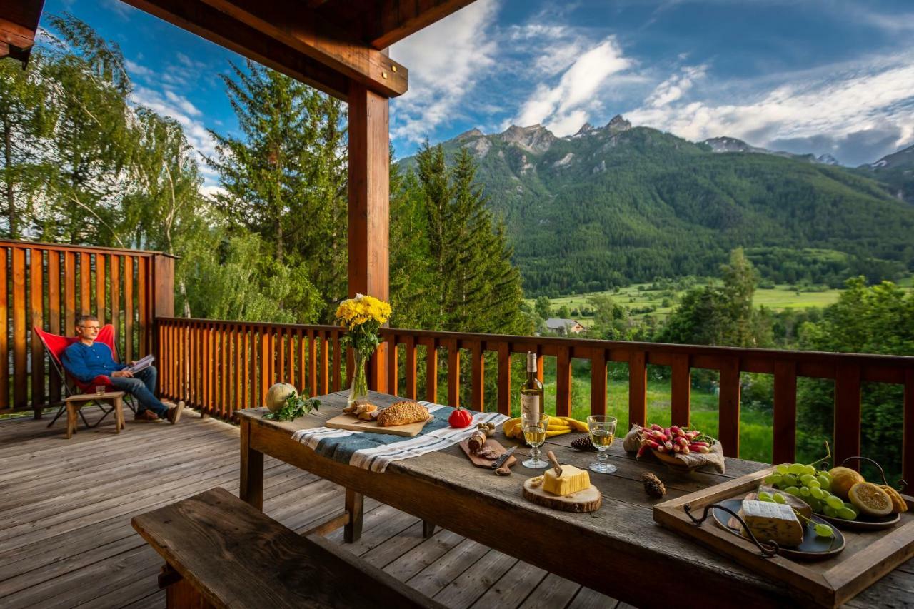 Le Refuge De Serre-Chevalier, Dans Un Esprit Chalet, Commune De Le Monêtier-les-Bains Eksteriør billede